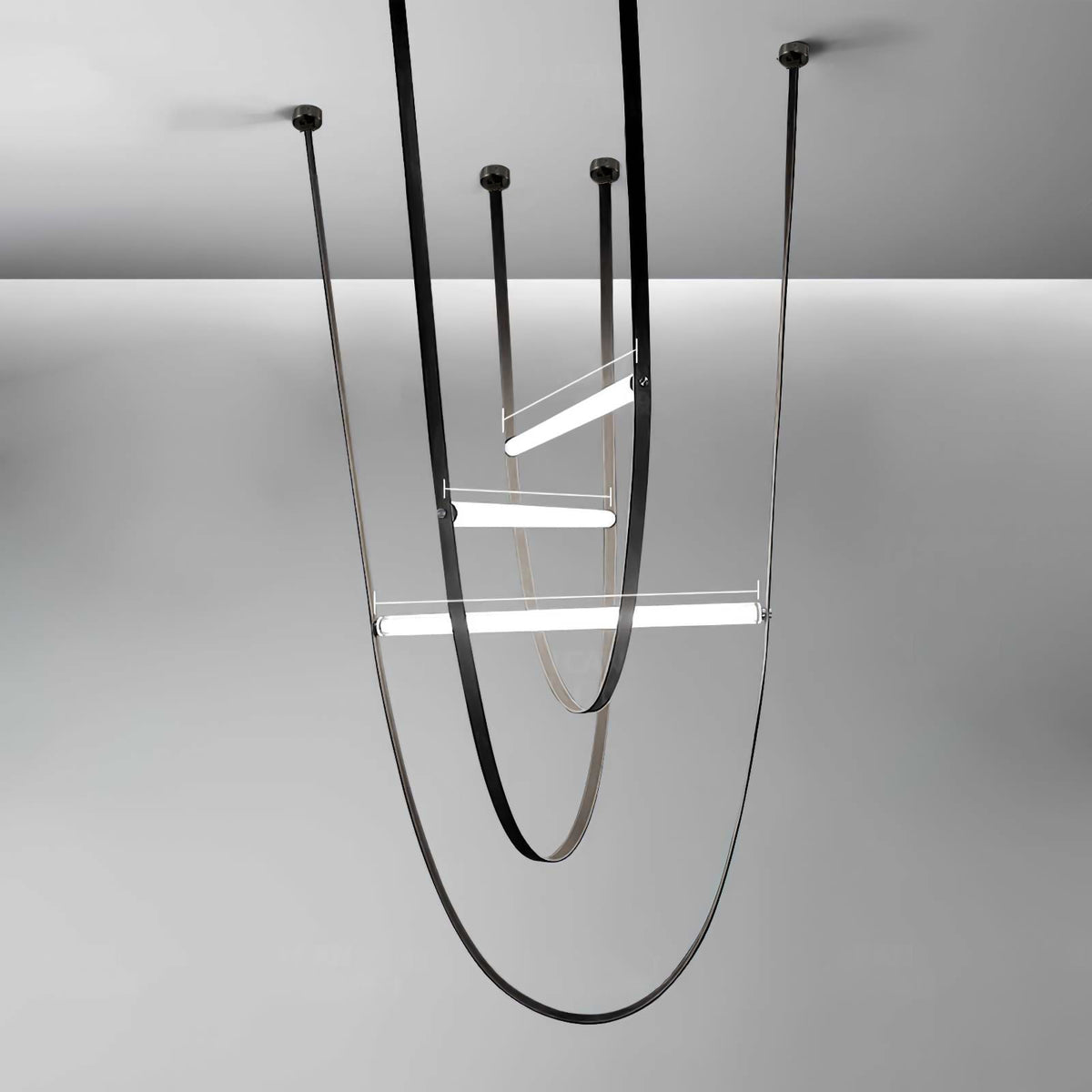 Talinor lampa wisząca z pasem rozpraszającym