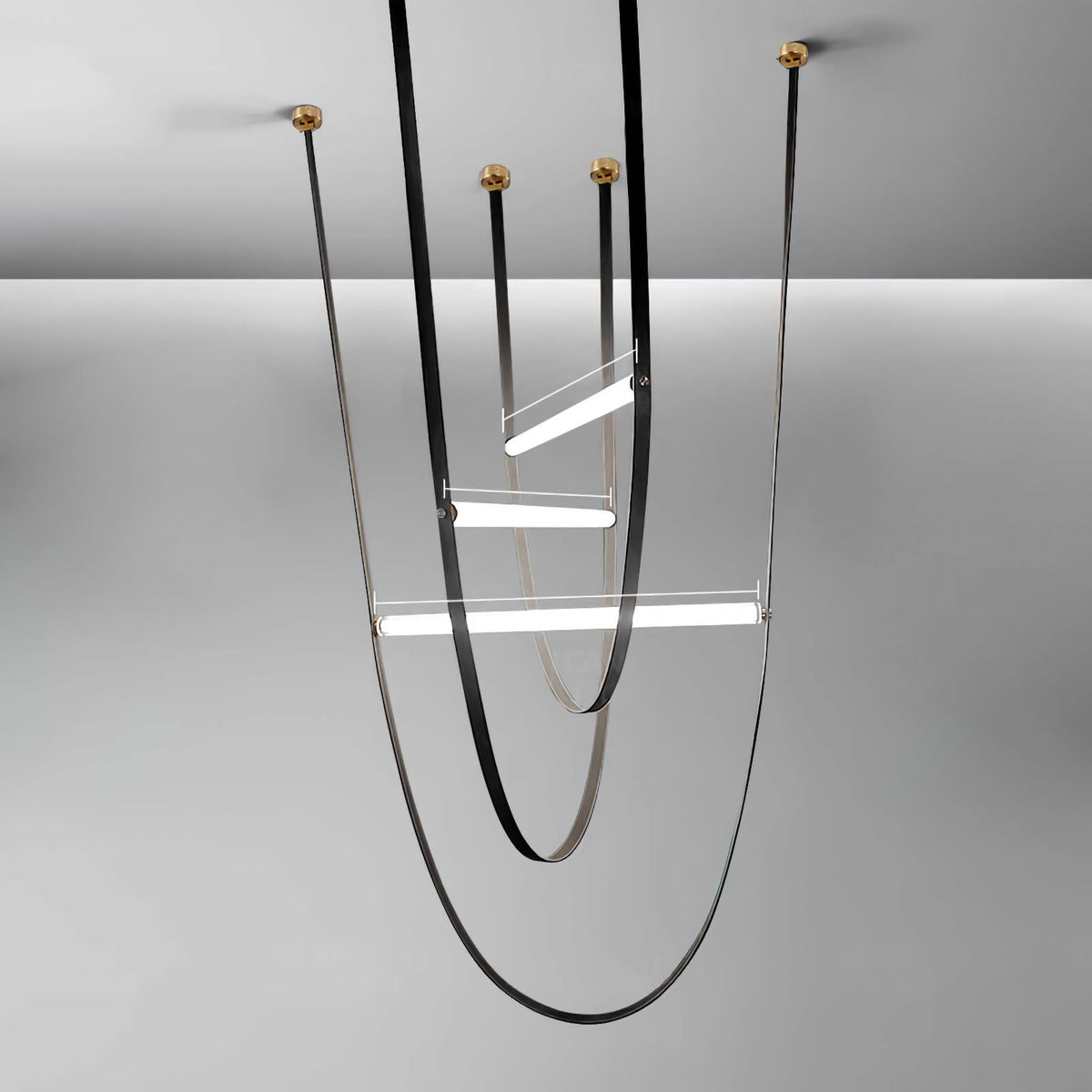 Talinor lampa wisząca z pasem rozpraszającym