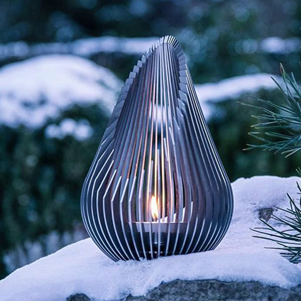 Ray Design kropla woda zewnętrzna lampa stojąca czarny/srebrny