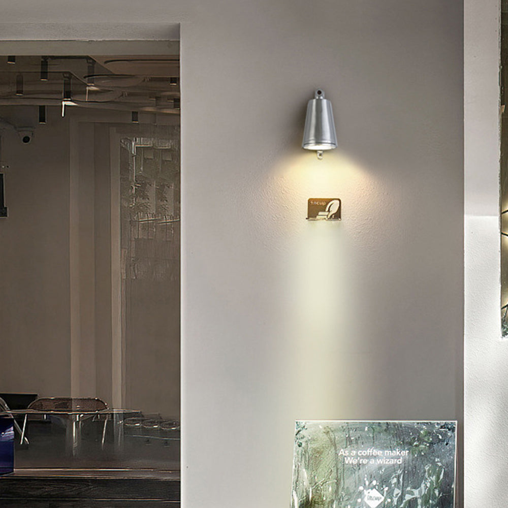 Ray Industrial Metal Bell Shaped wewnętrzny kinkiet, czarny/szary/miedziany/aluminiowy