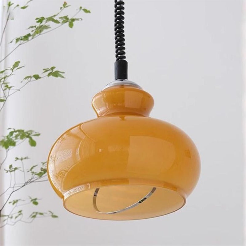 Valentina Retro lampa wisząca salon zielona salon