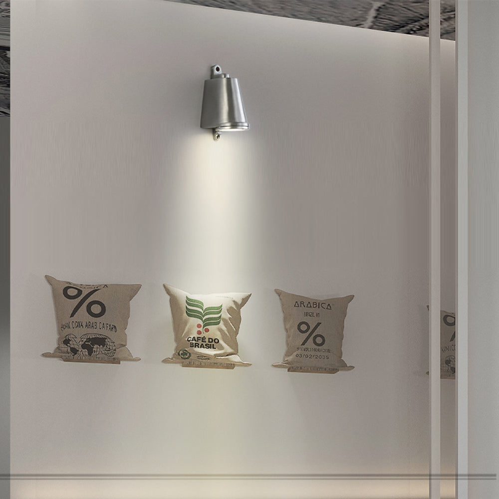 Ray Industrial Metal Bell Shaped wewnętrzny kinkiet, czarny/szary/miedziany/aluminiowy