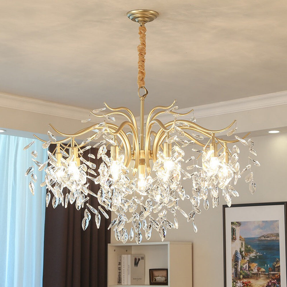 Kristy Luxury Wisteria Flower kryształowy żyrandol
