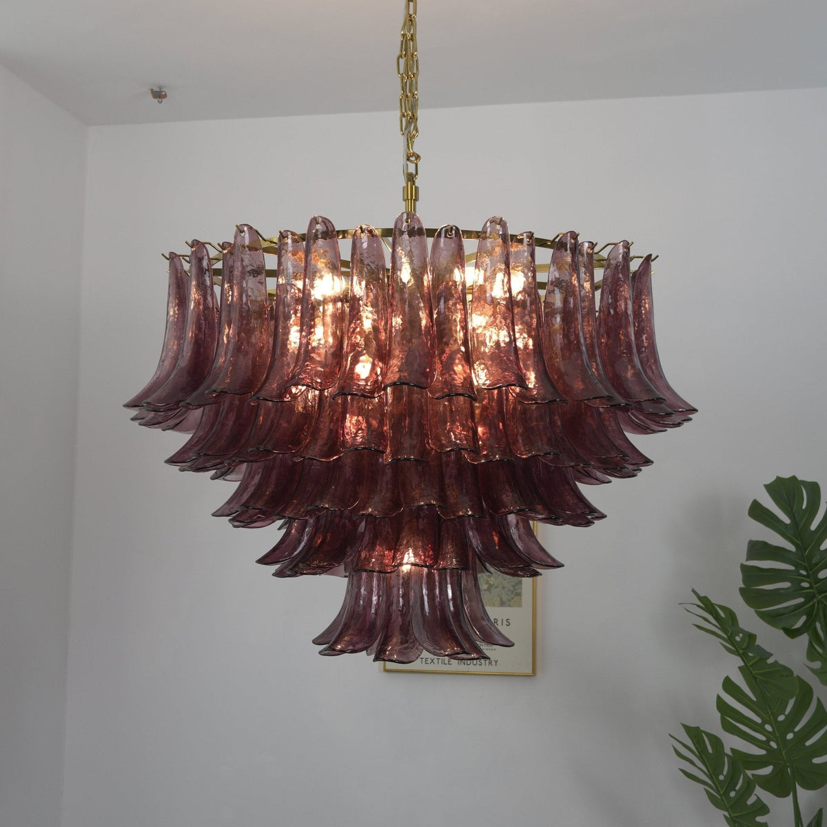 Amethyst Bloom żyrandol