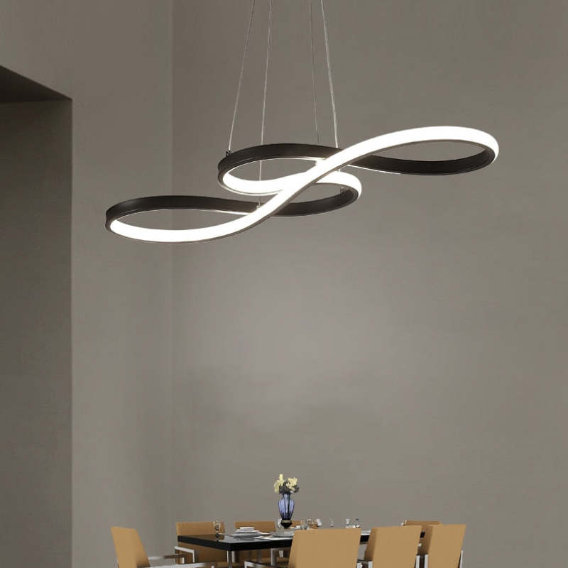 Nerin nuta muzyczna lampa wisząca, czarny & złoty