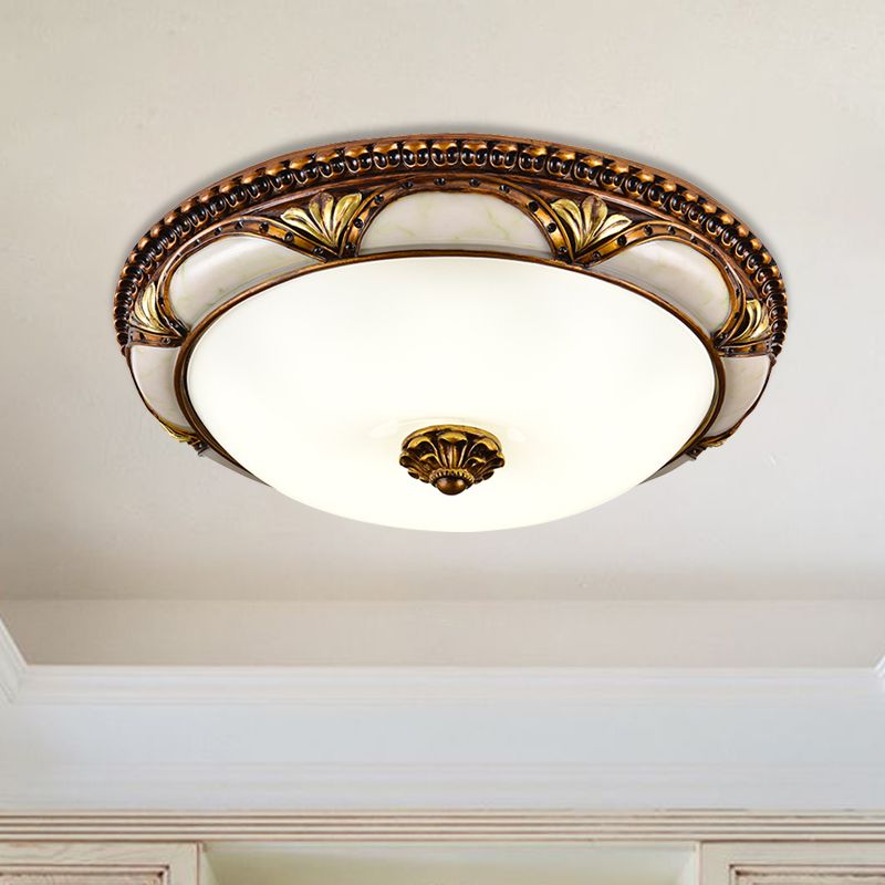 Epoch Retro Lampa sufitowa montowana bezpośrednio ze sztuki żywicznej i szkła