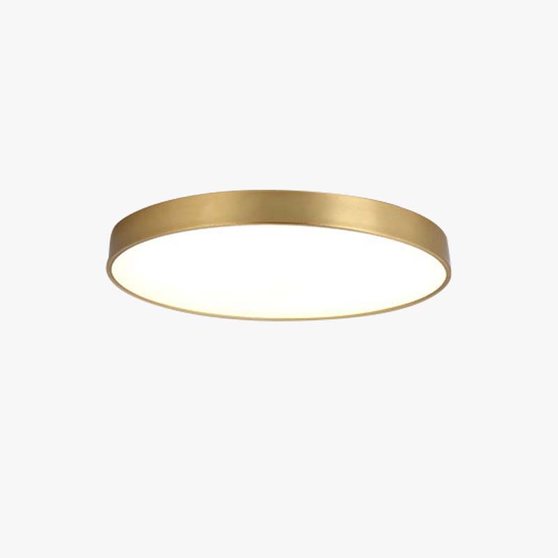 Arisha nordycka lampa sufitowa LED złota kula, metal i