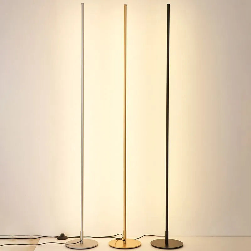 Mira nowoczesna minimalistyczna liniowa lampa stojąca Arisha