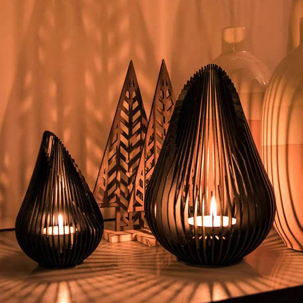 Ray Design kropla woda zewnętrzna lampa stojąca czarny/srebrny