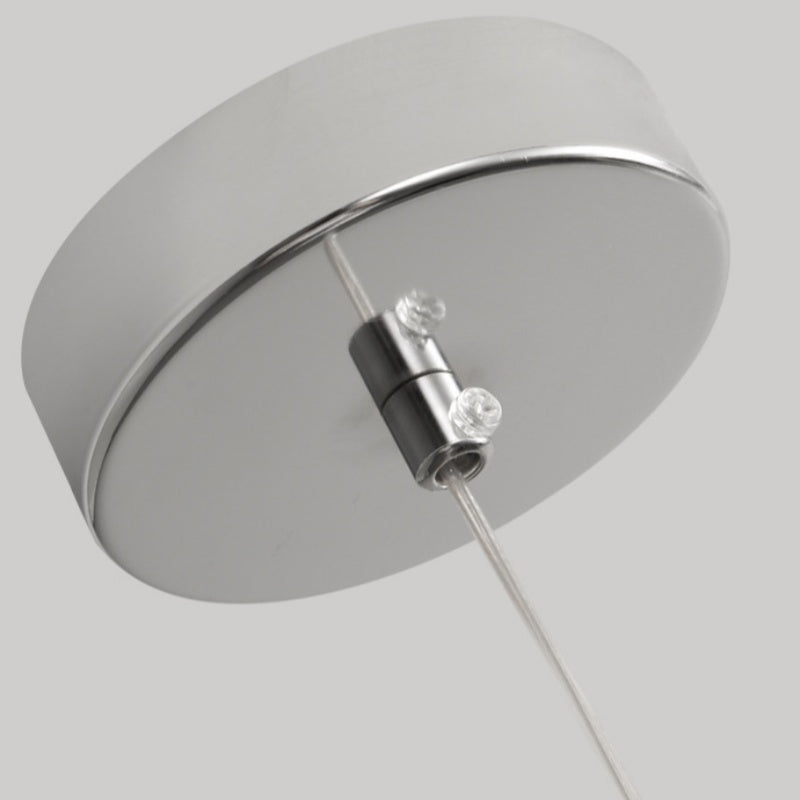 Valentina nowoczesna lampa wisząca LED chrom metal pokój jadalny/sypialnia