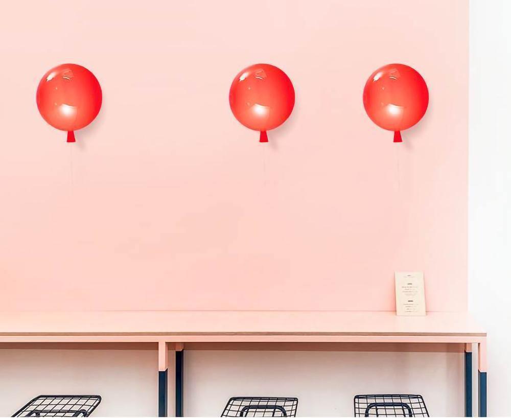 Kiri radosny żyrandol balonowy z plastiku do montażu ściennego