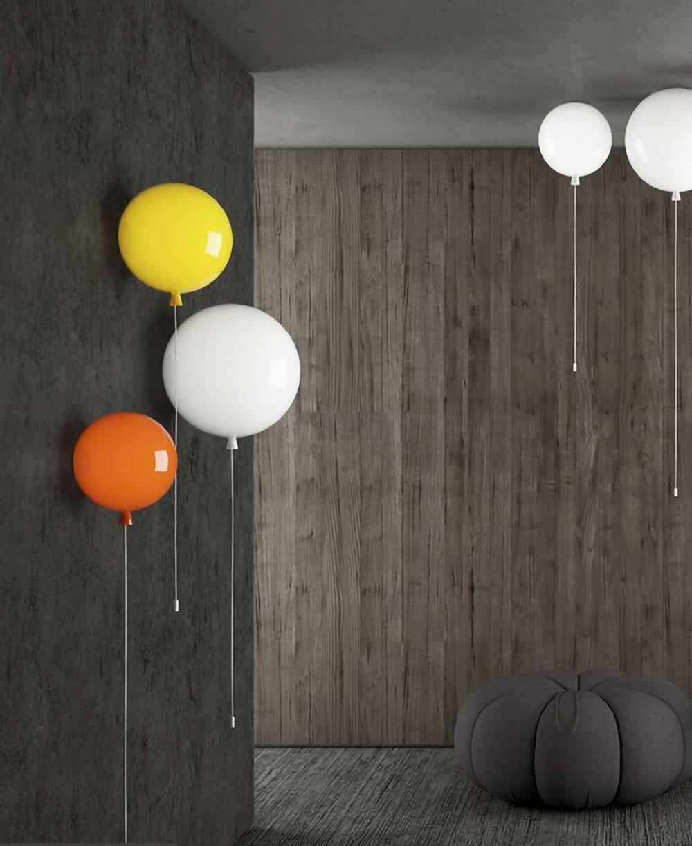 Kiri radosny żyrandol balonowy z plastiku do montażu ściennego