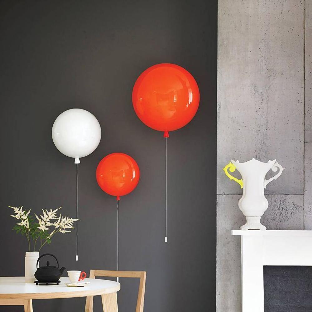 Kiri radosny żyrandol balonowy z plastiku do montażu ściennego