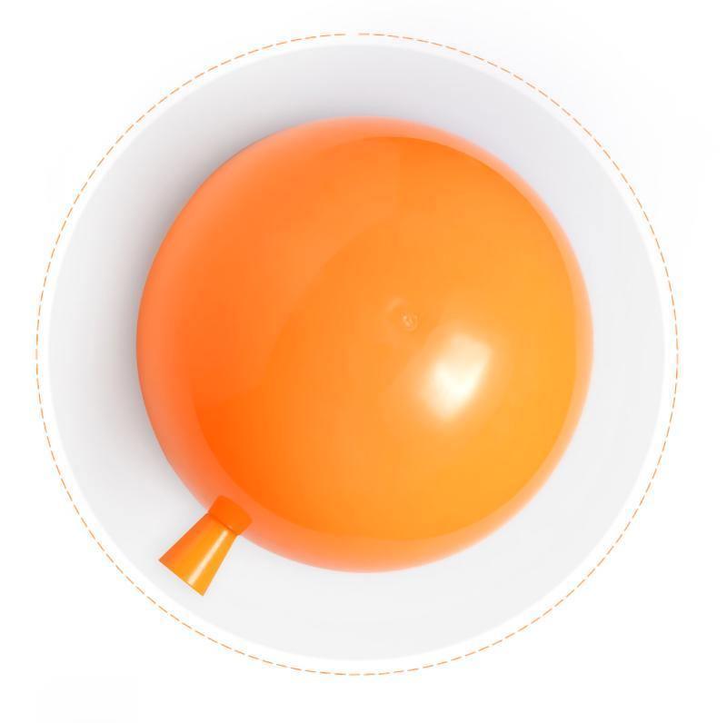 Kiri radosny żyrandol balonowy z plastiku do montażu ściennego