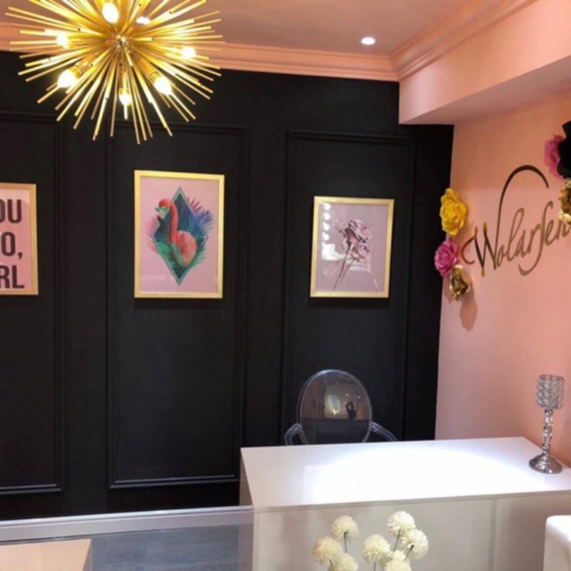 Arisha nowoczesny żyrandol LED Gold Metal jadalnia/salon/sypialnia