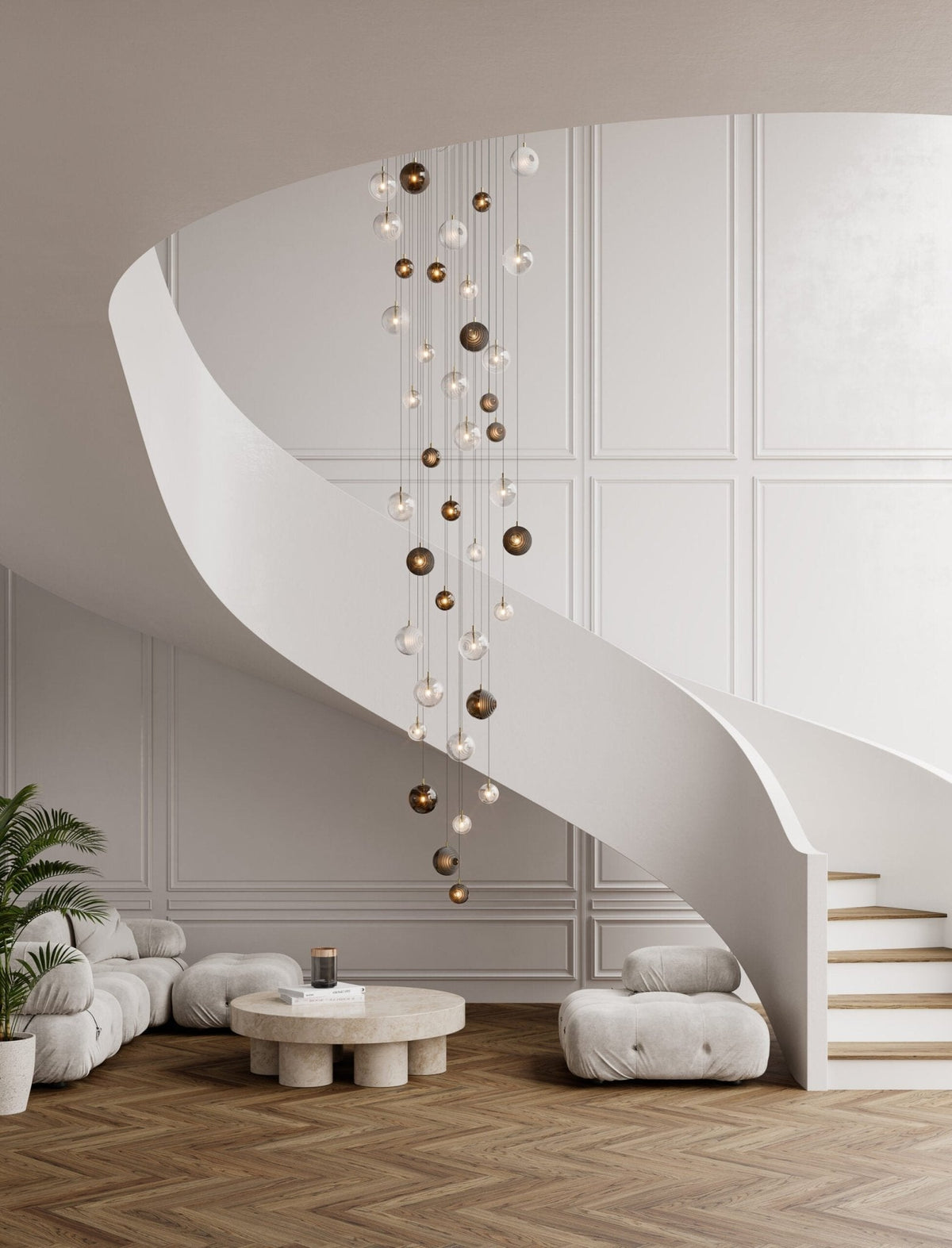 Celestial Orbit Cascade żyrandol