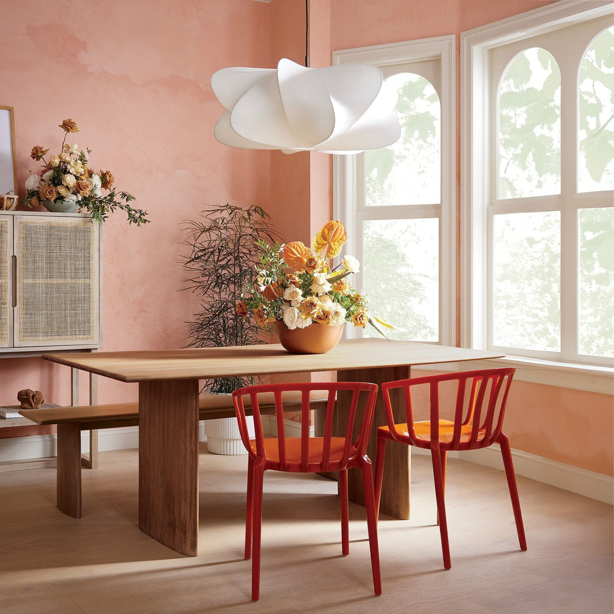 Luxe Silk nowoczesna lampa wisząca z jedwabiu