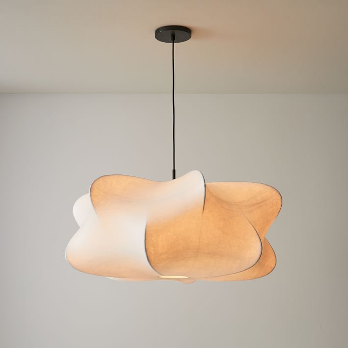 Luxe Silk nowoczesna lampa wisząca z jedwabiu