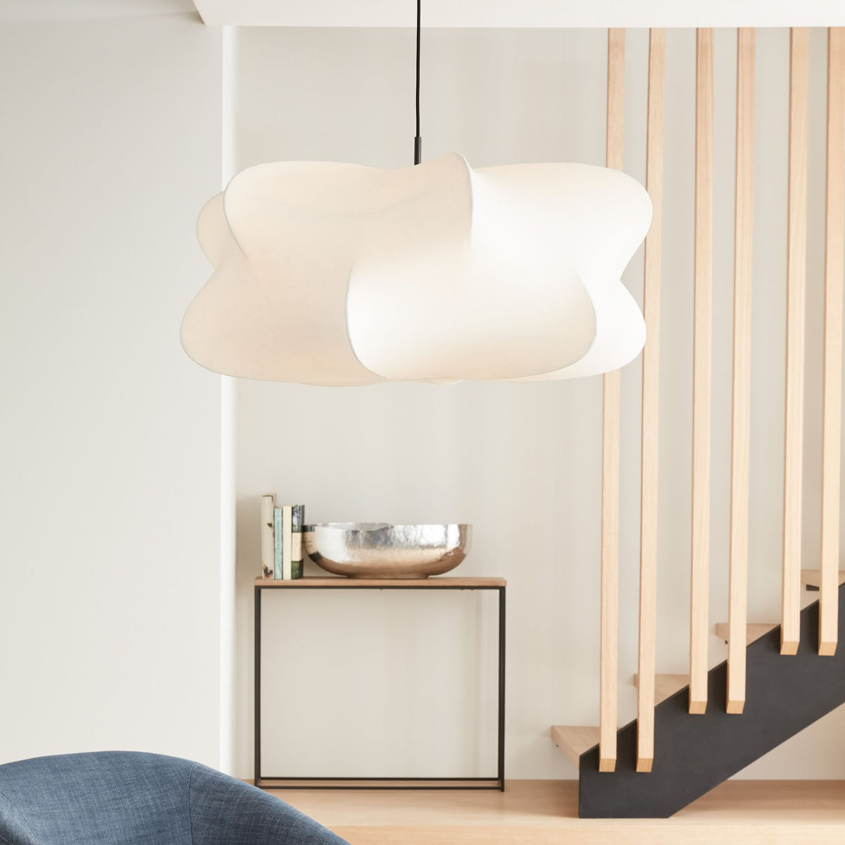 Luxe Silk nowoczesna lampa wisząca z jedwabiu