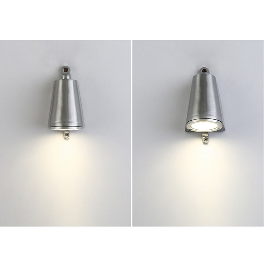 Ray Industrial Metal Bell Shaped wewnętrzny kinkiet, czarny/szary/miedziany/aluminiowy