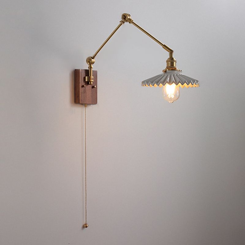 Muto lampa ścienna nowoczesna, składana i regulowana, metalowa, do pokoju studyjnego