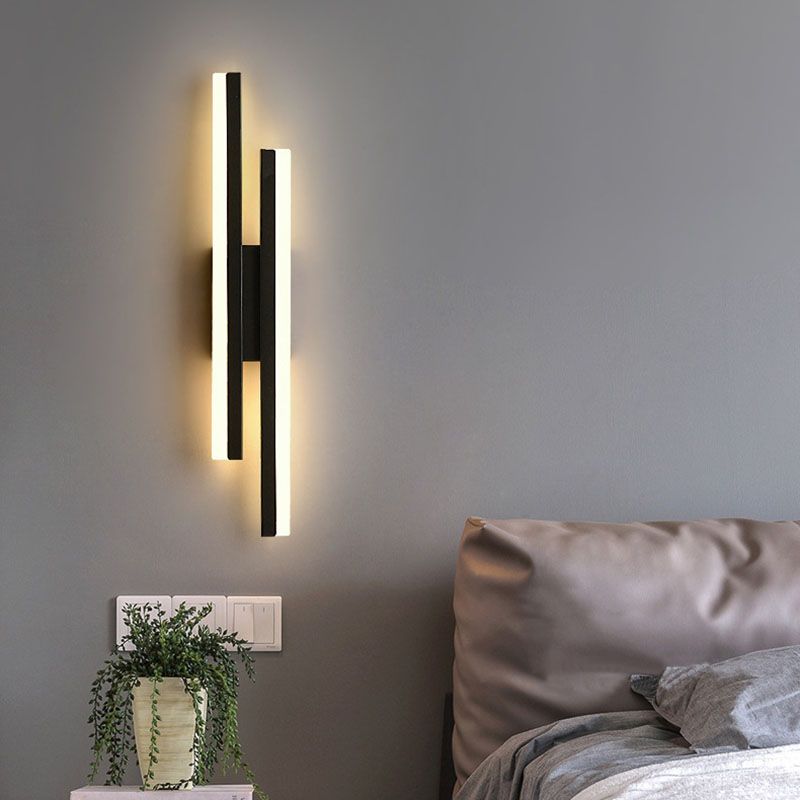 Kinkiet Cyral Minimalist Geometric czarny/biały