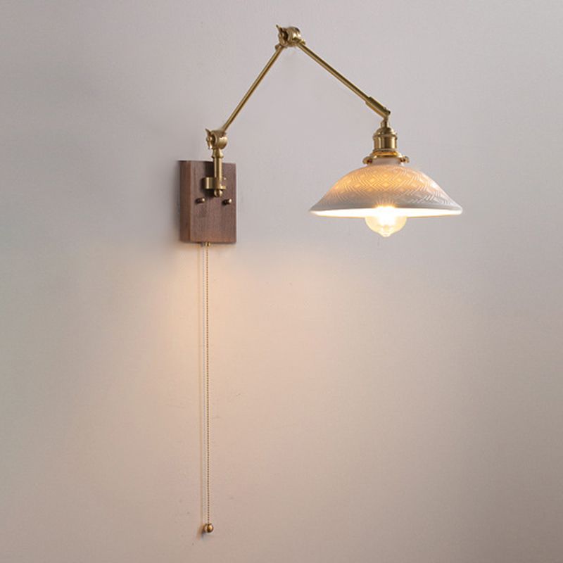 Muto lampa ścienna nowoczesna, składana i regulowana, metalowa, do pokoju studyjnego