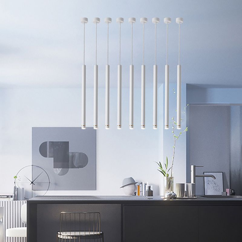Arisha liniowa minimalistyczna cylindryczna lampa wisząca