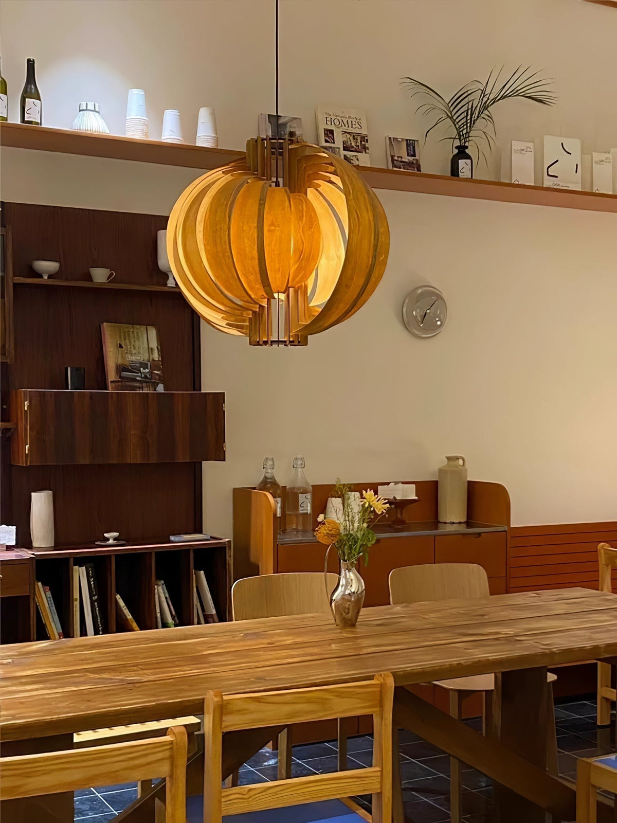Ivraeus Premium Elegance Ring drewniana lampa wisząca