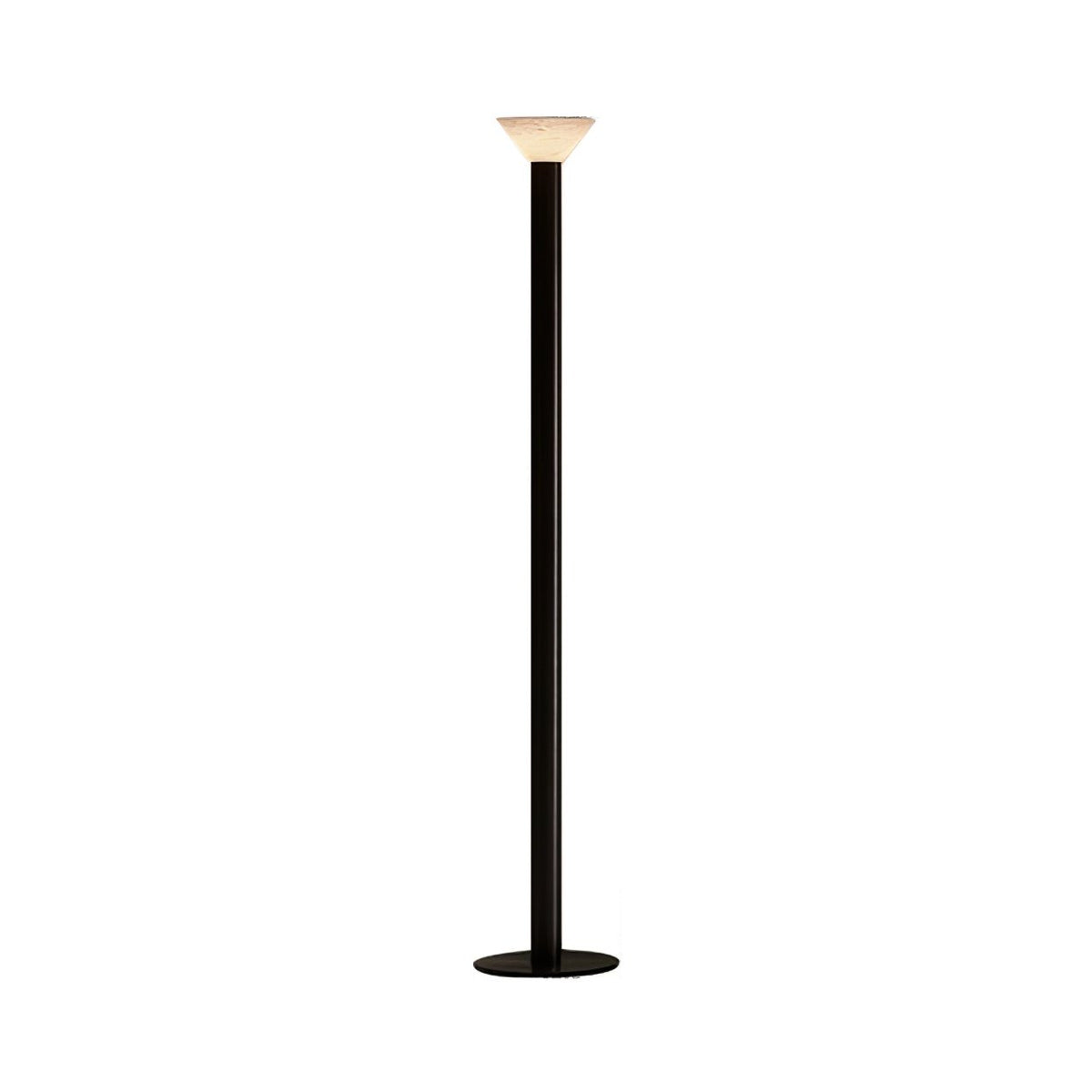 Evvaren kolumnowa lampa stojąca z alabastrem