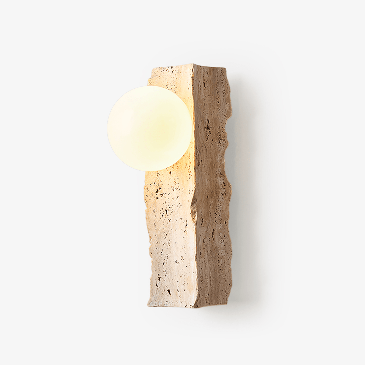 Elnoren Organic Travertine Kinkiet