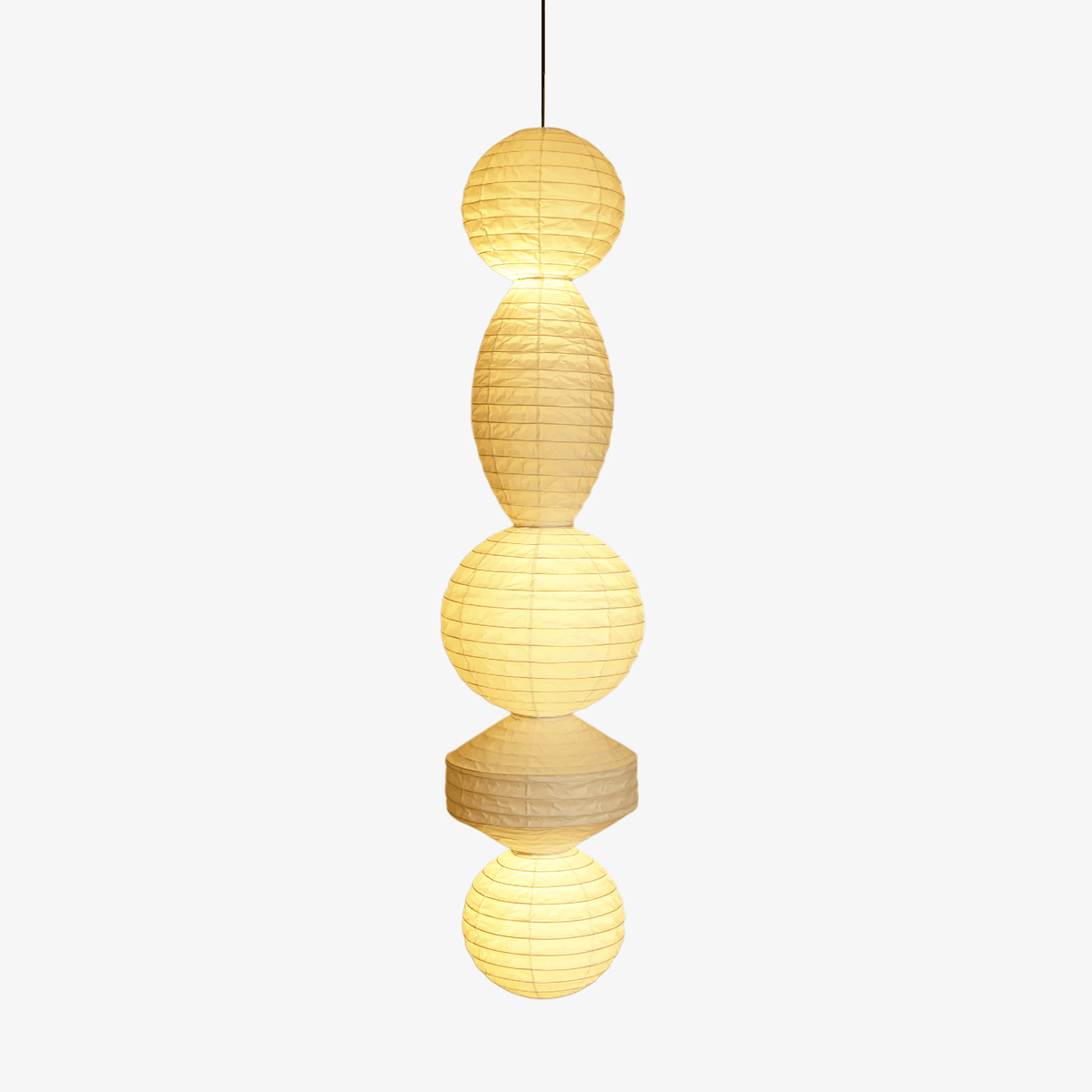 Dov minimalistyczna lampa wisząca z papieru