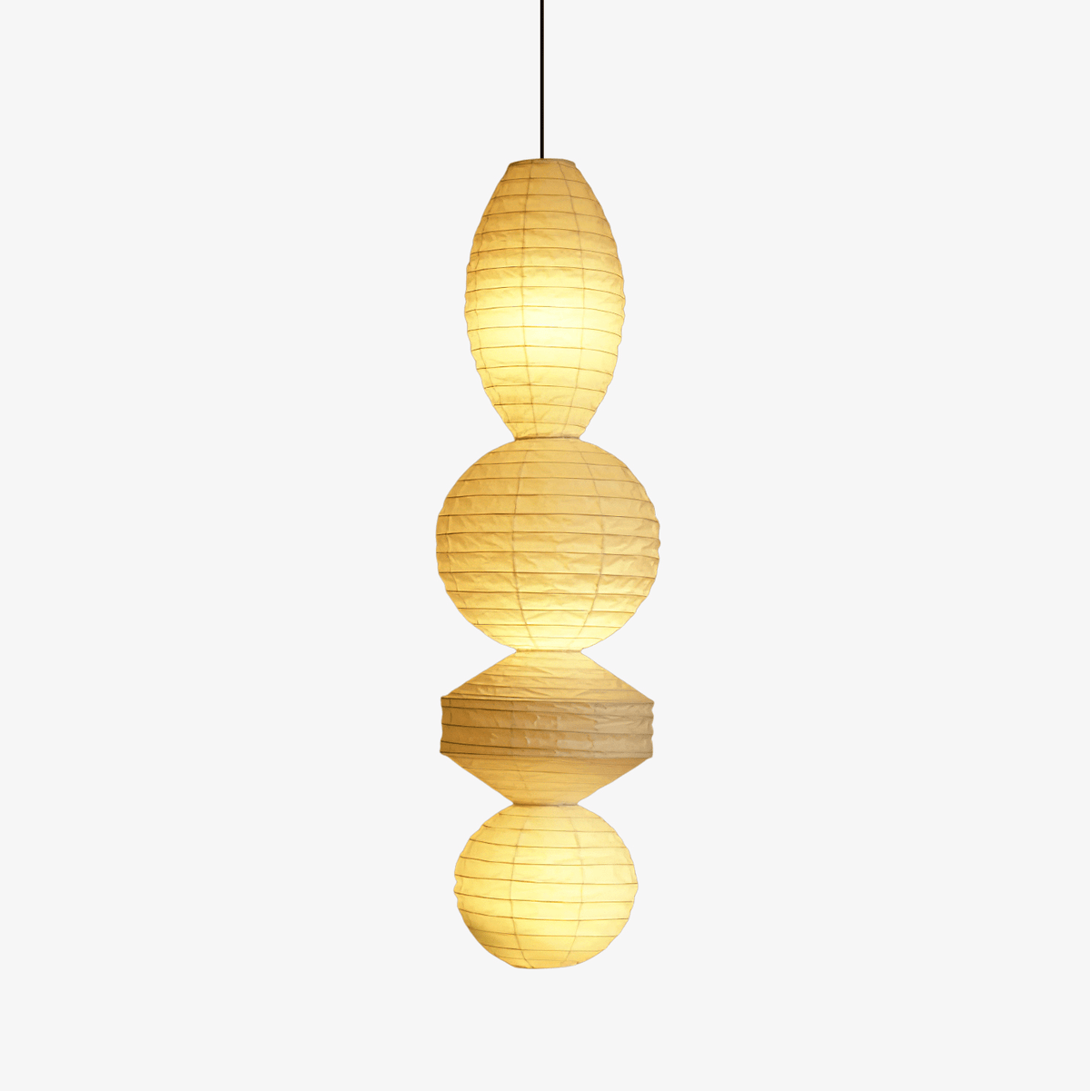 Dov minimalistyczna lampa wisząca z papieru