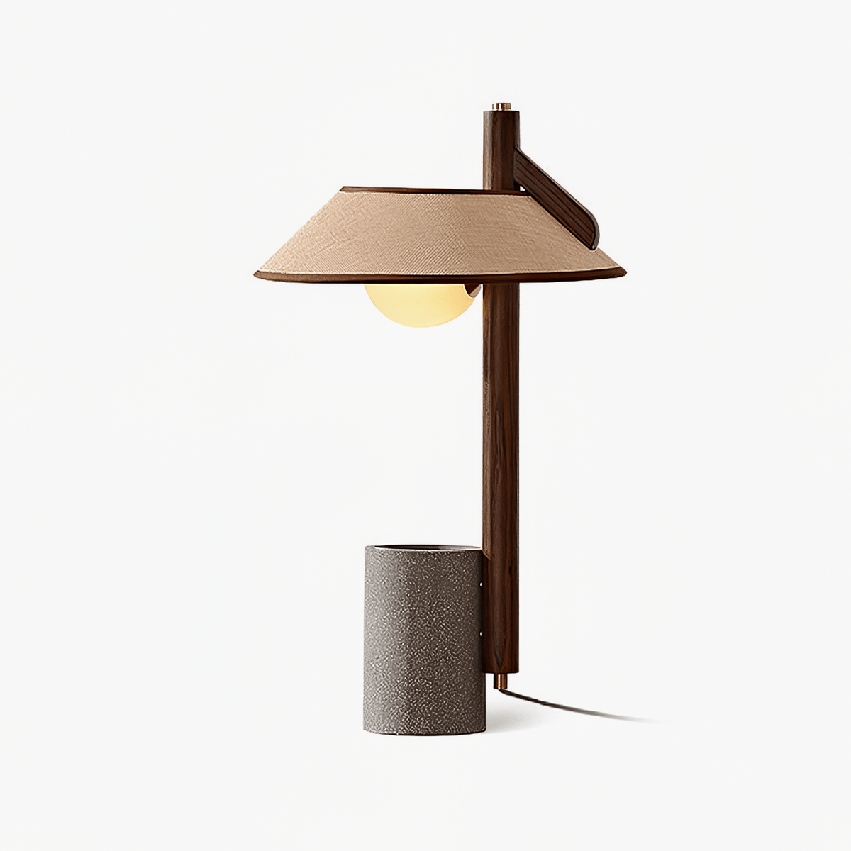 Damon minimalistyczna lampa stołowa z drewna