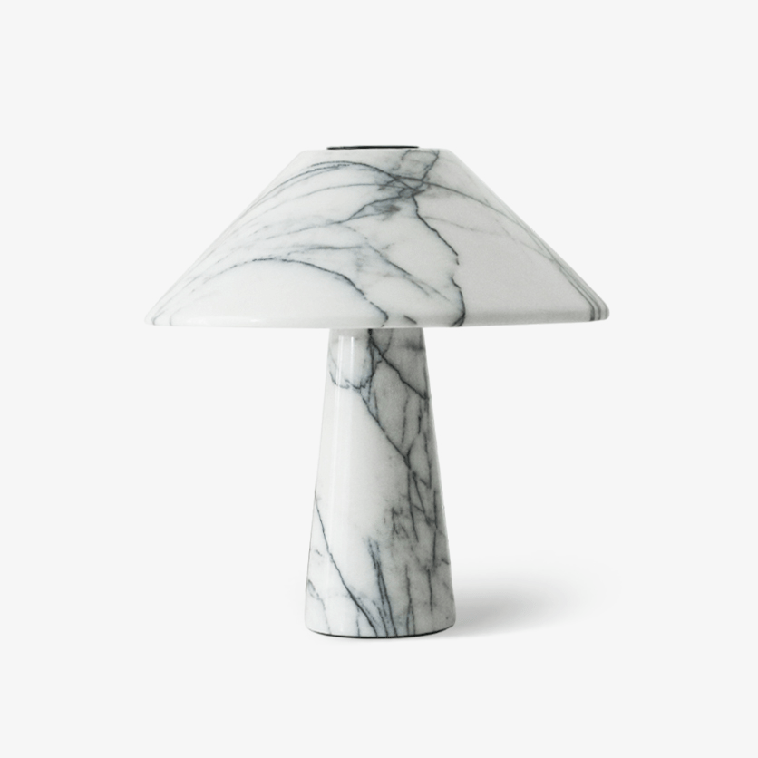 Dashiell nowoczesna lampa stołowa z marmuru