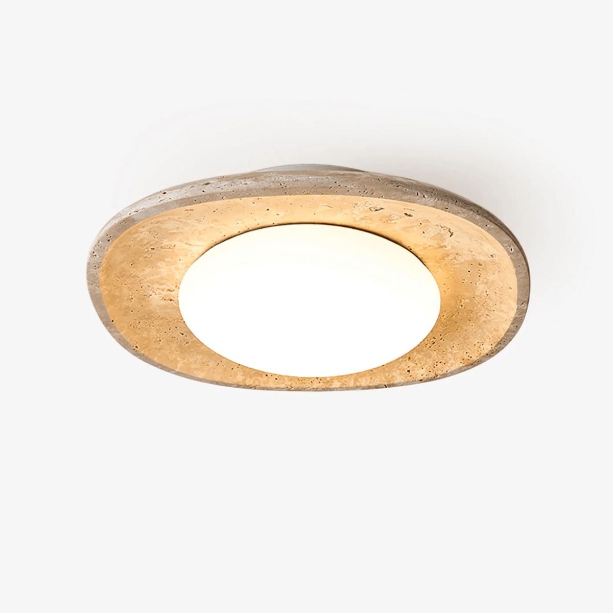 Serinora lampa sufitowa w travertynie