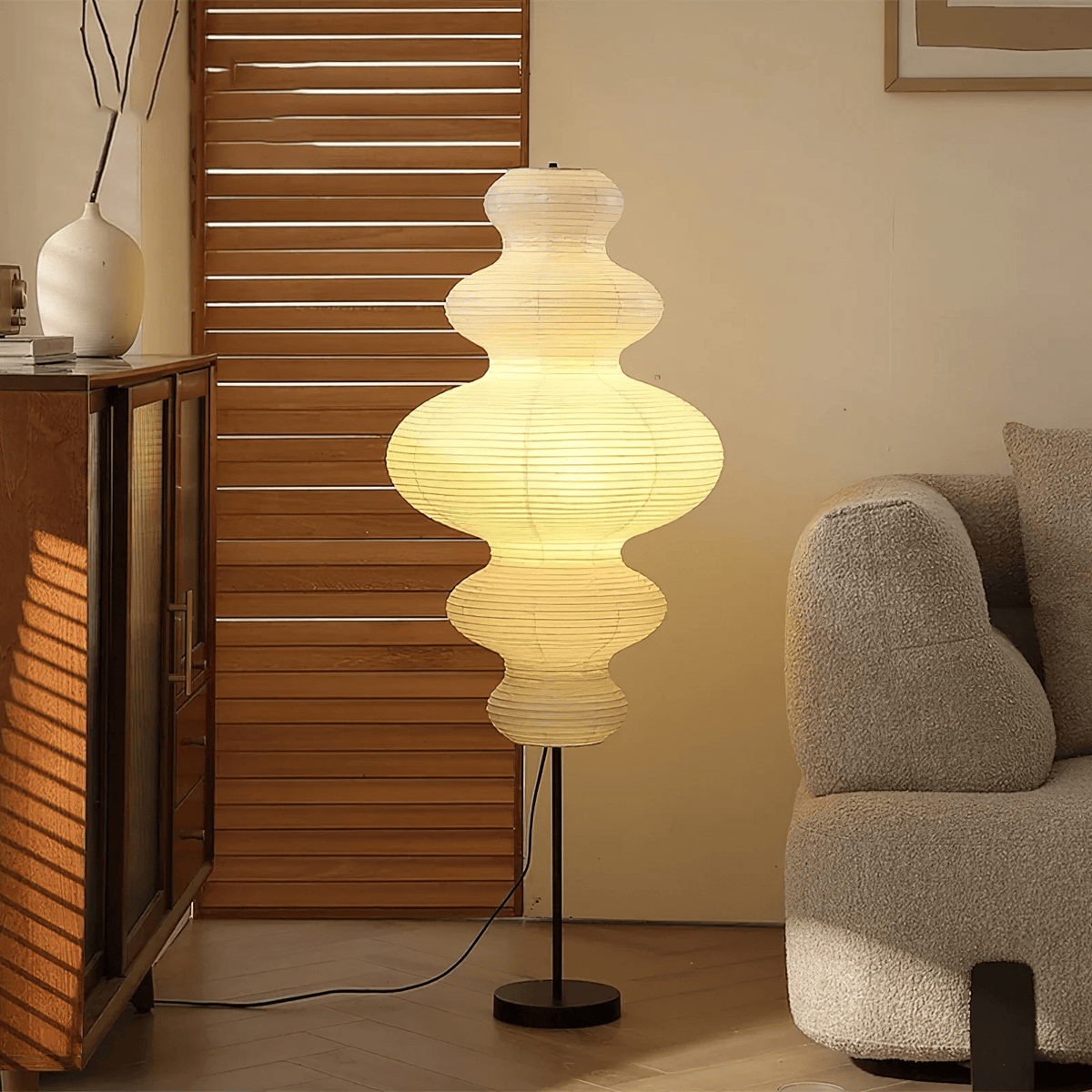 Vels Paper lampa stojąca skandynawska