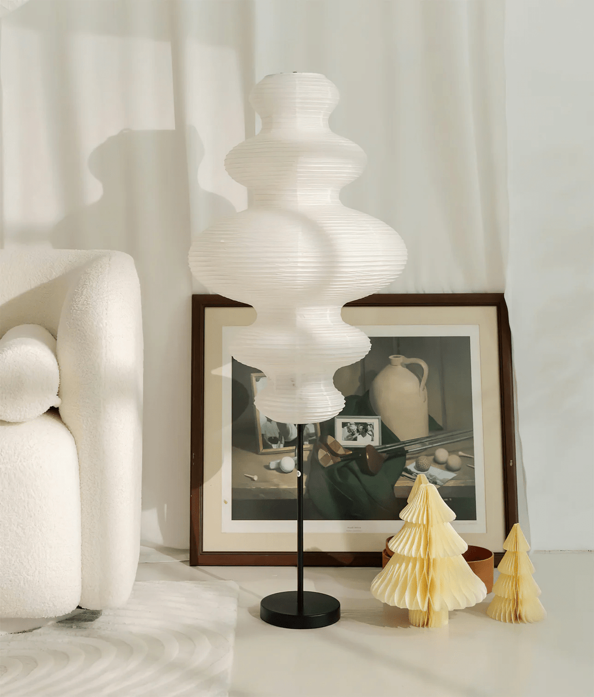 Vels Paper lampa stojąca skandynawska