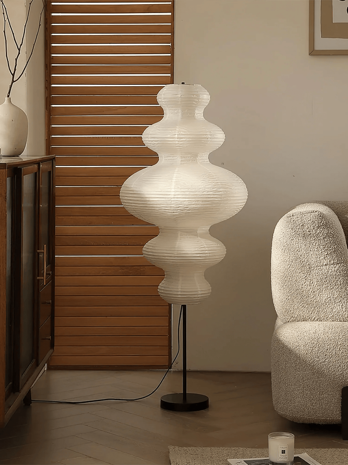 Vels Paper lampa stojąca skandynawska