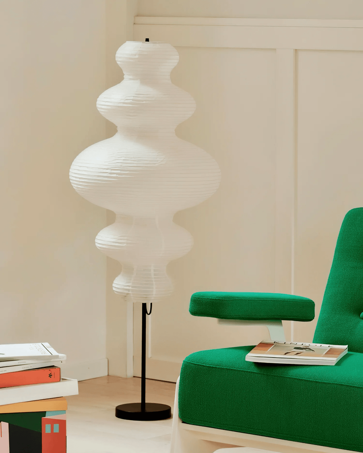Vels Paper lampa stojąca skandynawska