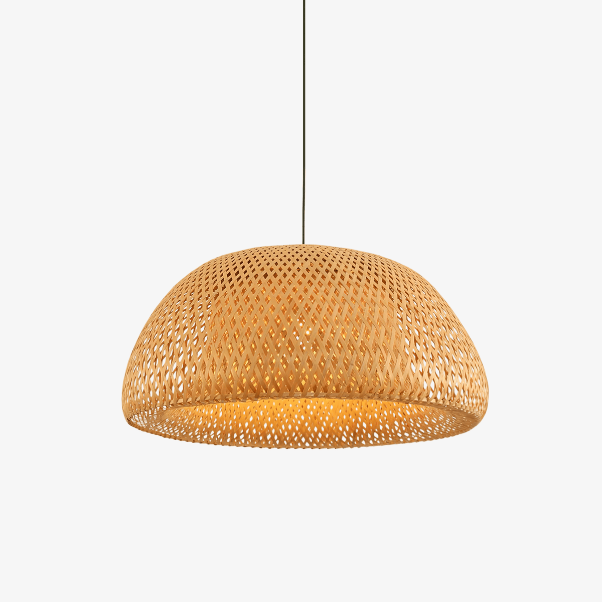 Trtvin Unikalna lampa wisząca ze słomy rattanowej