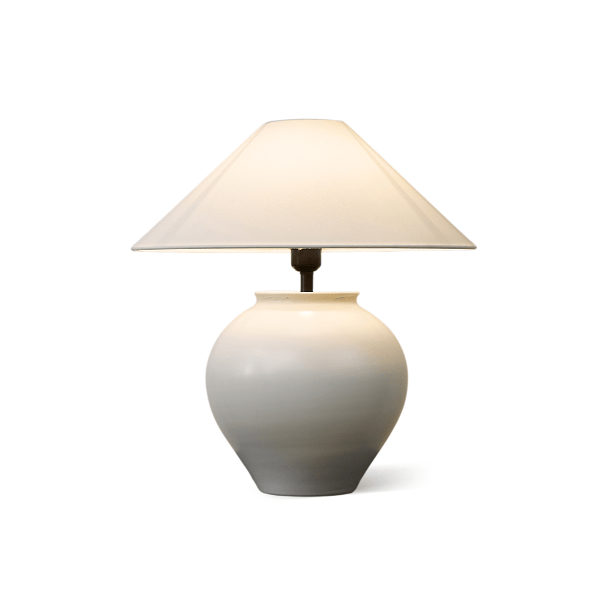 Serinina klasyczna lampa stołowa z płótna