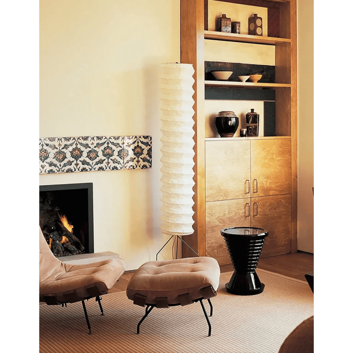 Soraine minimalistyczna lampa stojąca z papieru ryżowego