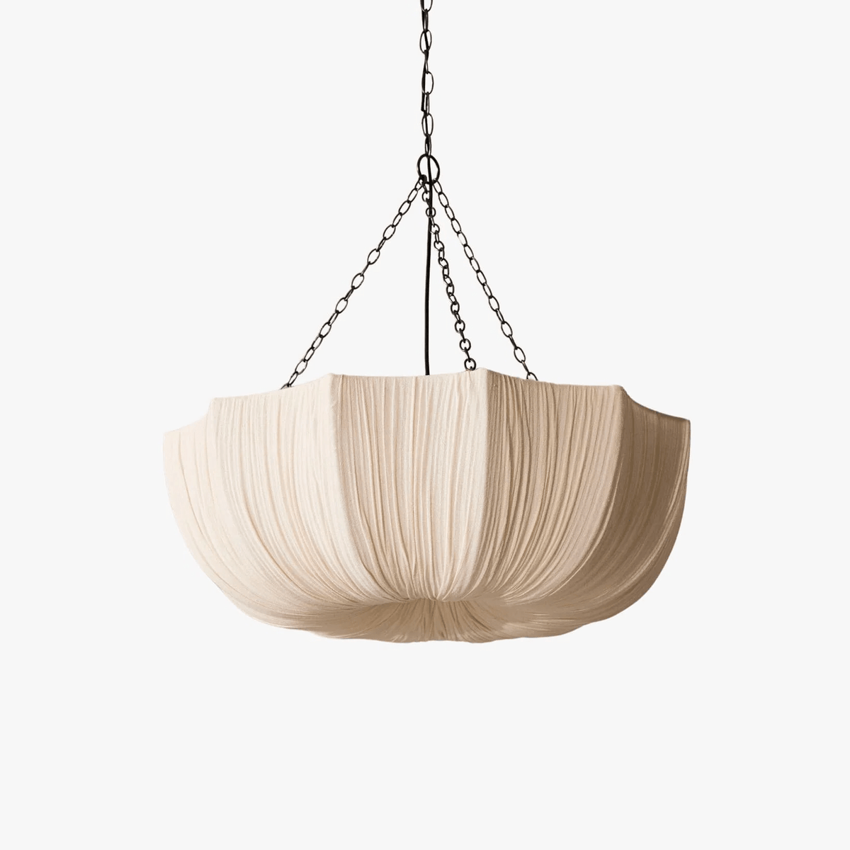 Hopty vintage lampa wisząca z płótna