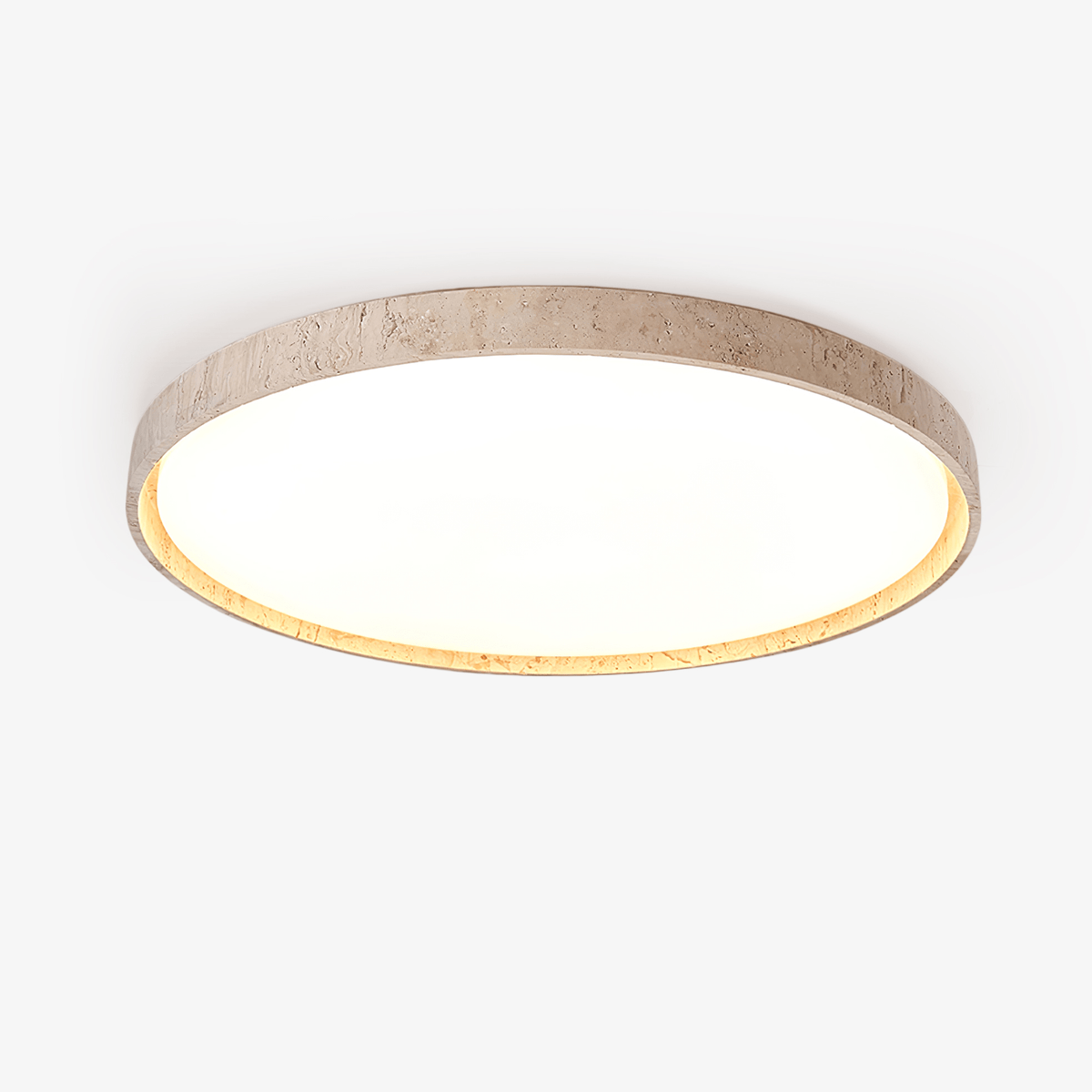 Travertine Round lampa sufitowa