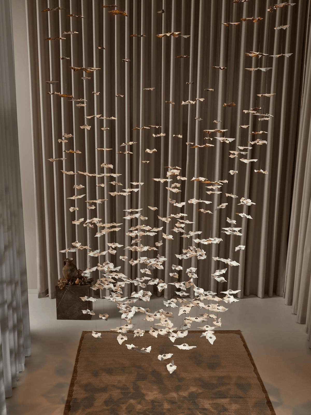 Folia Leaf Twisted Sculptural Customize żyrandol