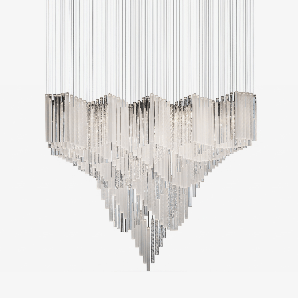 Lucanielle Diamond Cloud Strata żyrandol na zamówienie