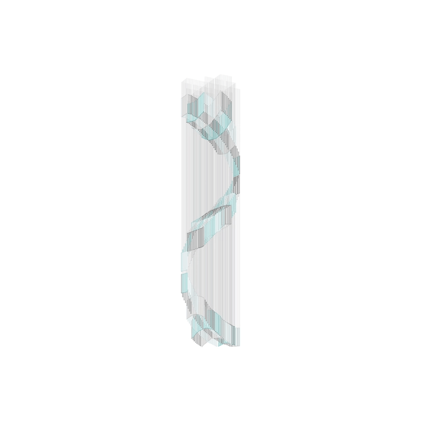 Lucanielle Diamond Cloud Strata żyrandol na zamówienie