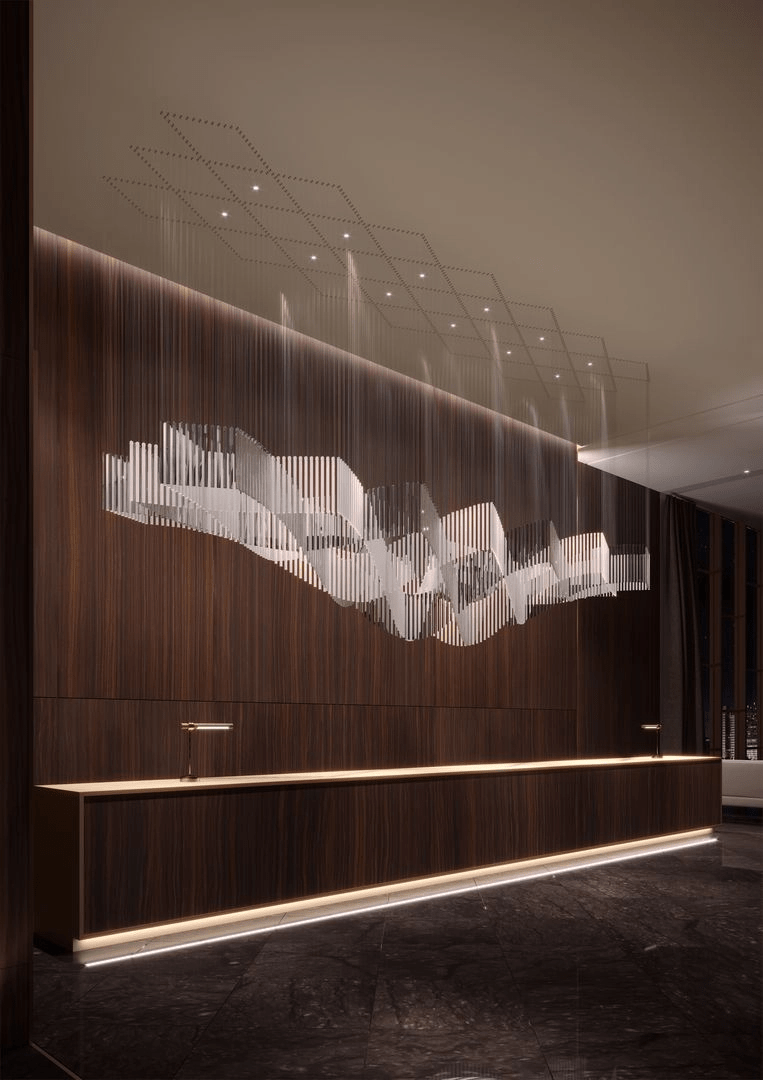 Lucanielle Diamond Cloud Strata żyrandol na zamówienie