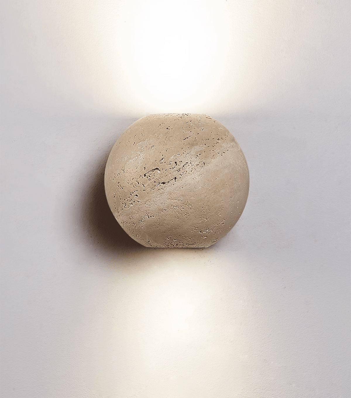 Travian Travertine kula kinkiet